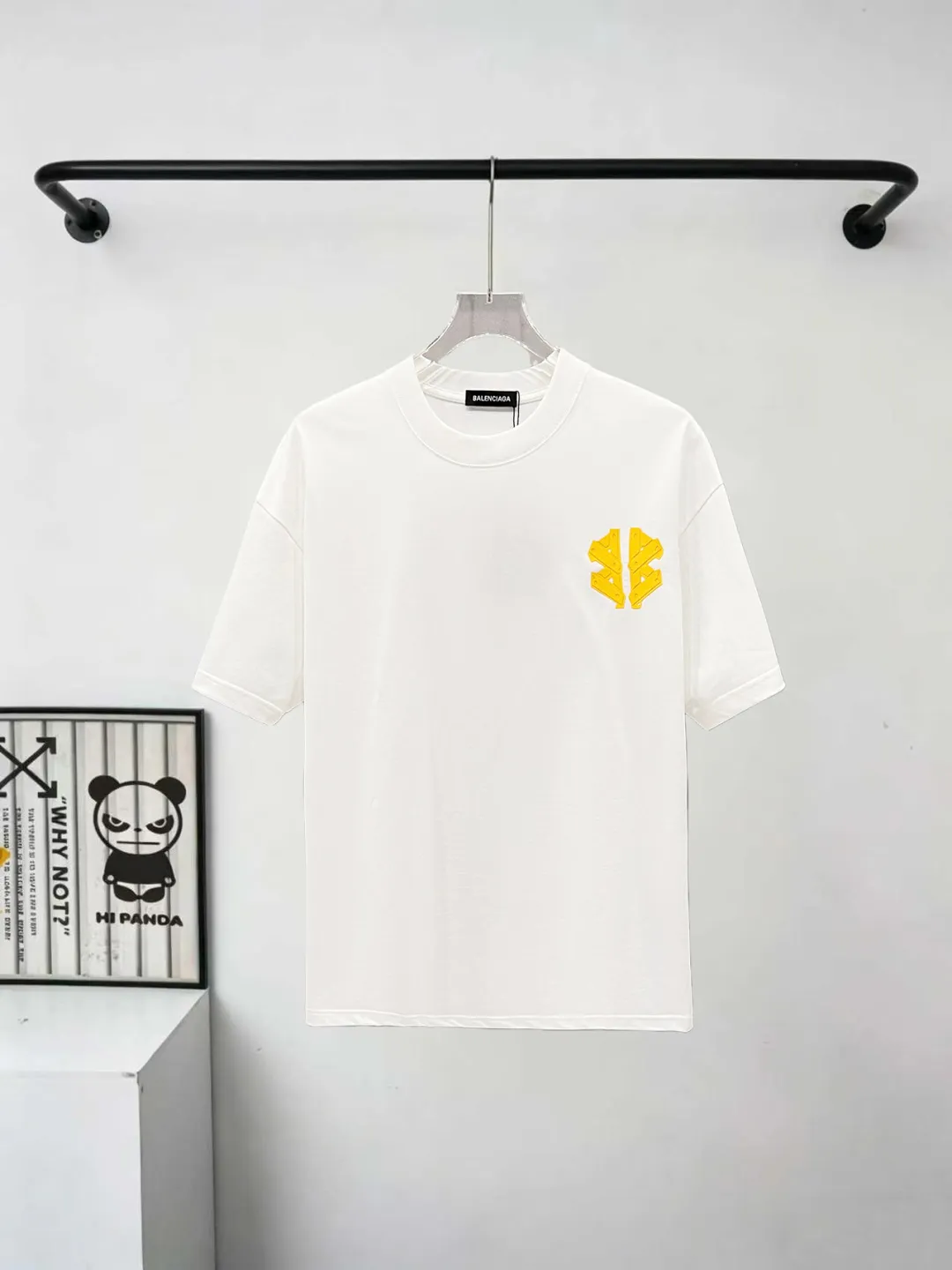 🔥110🔥 logo Logo Same Style T 280 Versatile : Black White Size：S M L XL